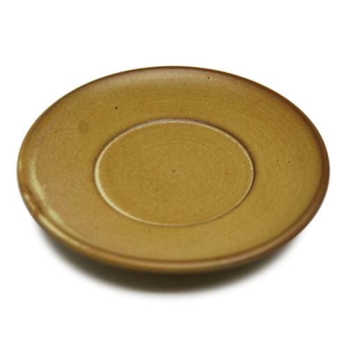 Đĩa Kê Tách Tròn S3 - Men 0077 Sành